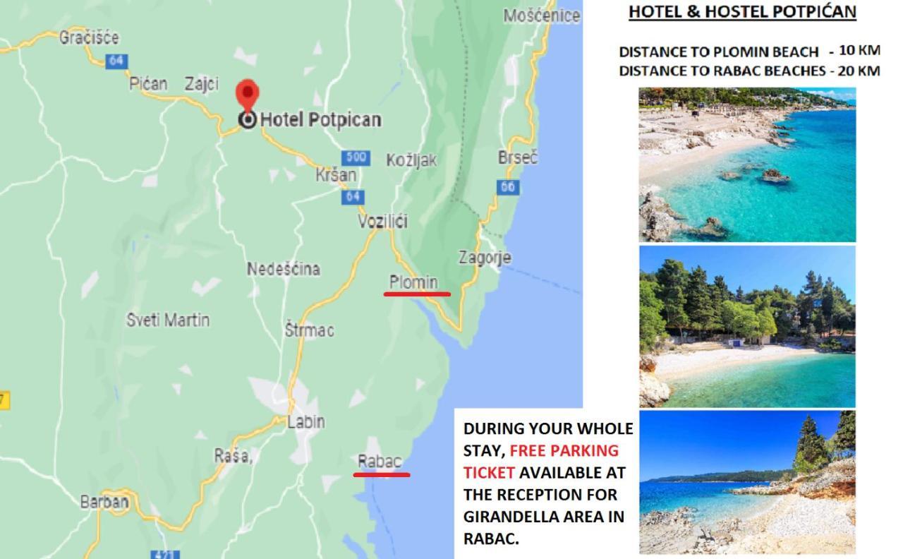 Hotel Potpićan Eksteriør billede